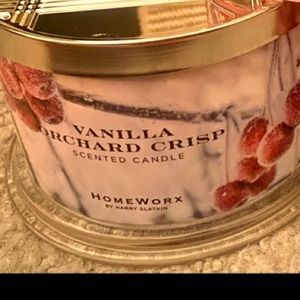 HOMEWORX BY HARRY SLATKIN “VANILLA ORCHARD CRISP” CANDLE NEW